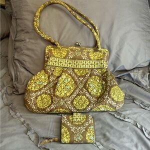 Vera Bradley shoulder bag and wallet